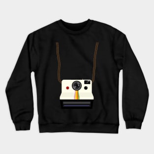 Retro camera with strap Crewneck Sweatshirt